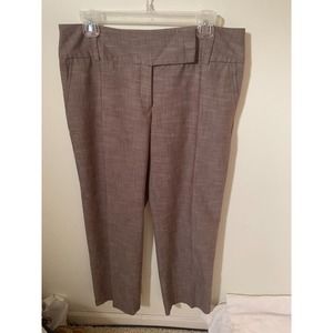 AGB Womens Size 10 Pant Brown Trouser Career Dress Pants Pockets Stretch